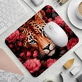 thumbnail image 2 of Leopard Gaming Mousepad Mouse Mat Desk Mat - Square, 8.3x9.8 Inch, Non-Slip Rubber Bottom, Printed, Suitable for Office and Gaming, 2 of 6