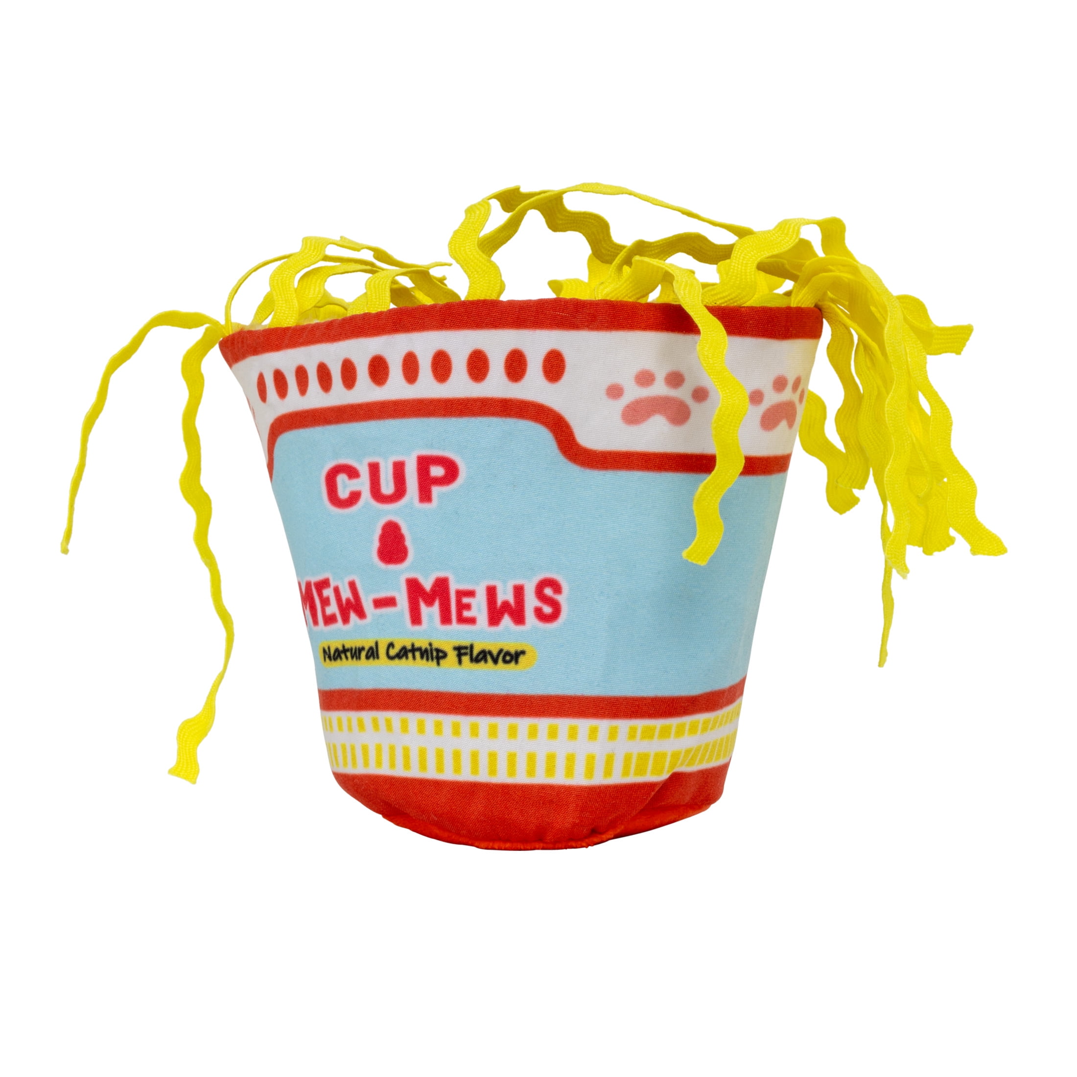 KONG Crackles Plush Cat Toy, Noodles, with Premium North American Catnip