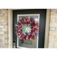 thumbnail image 6 of Christmas & New Year Nutcracker Soldier Tartan Plaid Deco Mesh Front Door Wreath, Porch Patio Entryway Decor, Holiday Decorations, Winter Party Gathering Family, 6 of 7
