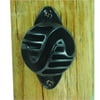 Field Guardian Wood Post Nail-On Polyrope Insulator, Black