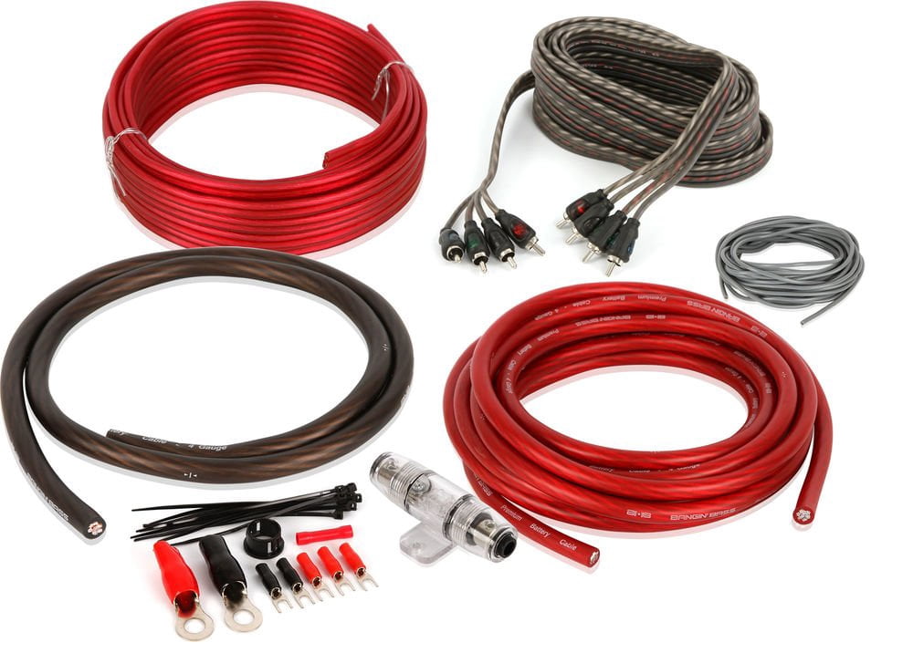 Kicker 43CXA3004 CXA300.4 300 W 4-Channel Amplifier + Premium Amp Wiring Kit