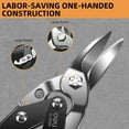 thumbnail image 5 of Deli 10 Inch Straight Aviation Tin Snips,Heavy Duty Metal Cutter Shears for Cutting Metal Sheet,Super Sharp Hand Tool Nippers, CRV Steel, 5 of 8