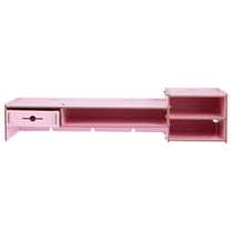 PBPBOX Back to School Monitor Stand Lift Space Saving Monitor Shelf for Desk Pink 1Pcs