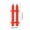 Red, variant on Garden Fence, White Picket Fence Border for Flower Beds, Lawn Edging & Landscaping, Plastic Decorative Yard Fence Panel, 11.8" H x 3.9" W