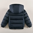 thumbnail image 4 of Vedolay Boy's Coat Jacket Winter Kids Prints Toddler Outwear Windproof Warm Boy's Coat,Navy 18-24 Months, 4 of 5