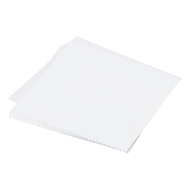 Papel de origami Uxcell de doble cara para proyectos de arte y manualidades para principiantes, 50 hojas, blanco, 5.5x5.5 pulgadas