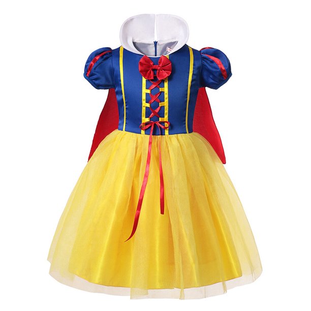 Addams vestido de princesa Peach para niña, disfraz de Elsa, Anna, Blancanieves, traje con estampado de Isabella y bella Fivean unisex