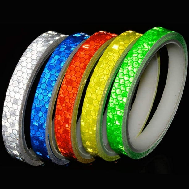 Cheers.US 1 Roll Reflective Tapes 7 Colors Safety Reflective Warning