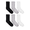 Black, variant on Hanes Women's Crew Socks, Originals Supersoft, 6-Pack, Size 5-9