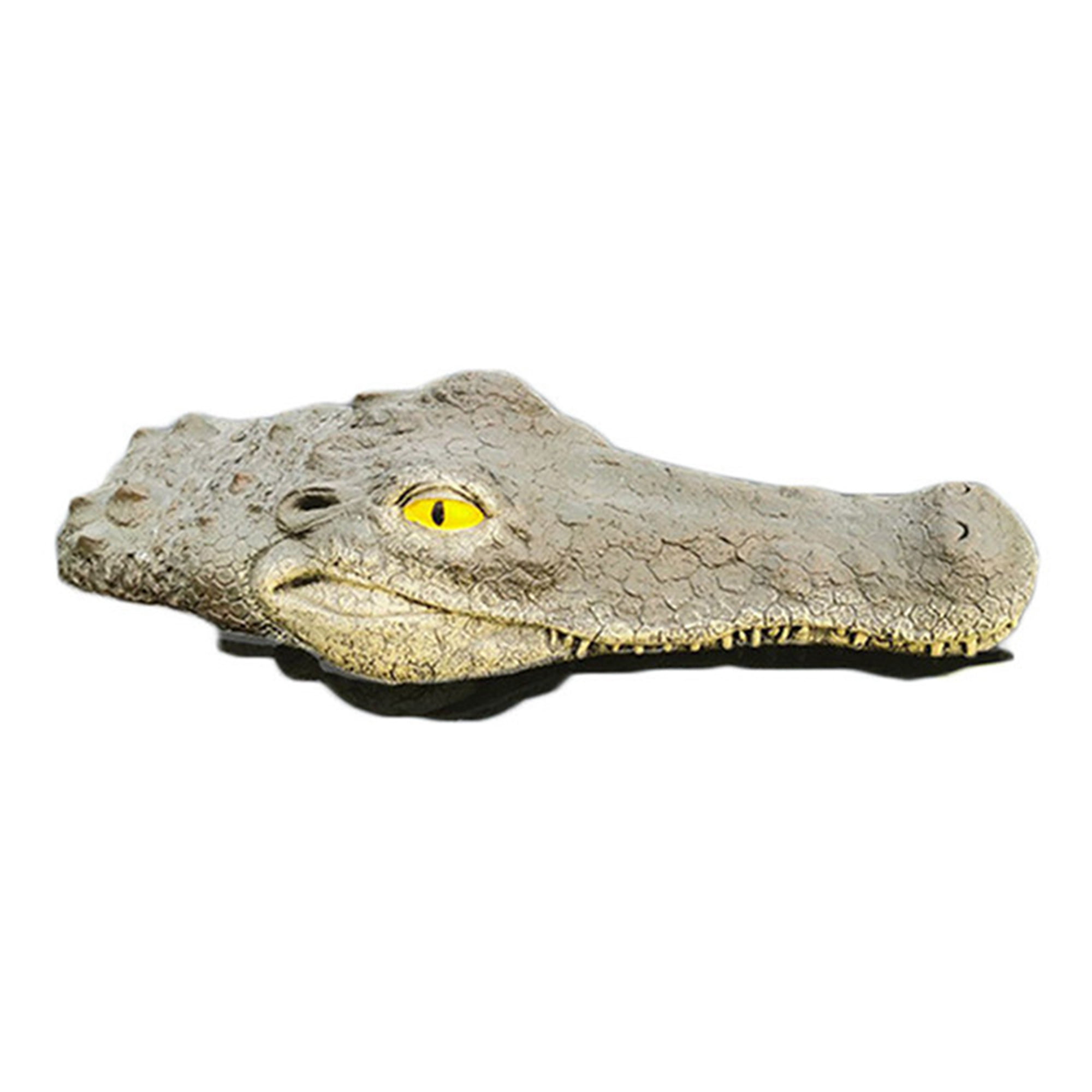 3pcs Realistic Crocodile Ornament Animal Figurine Sculpture for Garden 