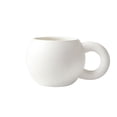 thumbnail image 1 of Tasse Dodue Mignonne en Céramique avec Poignée, Tasse à Café Mate Givrée, 1 of 4