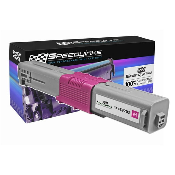 Speedy Inks Compatible Toner Cartridge Replacement for Okidata 44469702 Type C17 (Magenta)