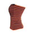 thumbnail image 6 of Babysbule Women's Tops Women's Stripe Breast Wrap Sleeveless Beautiful Back Knitting Vest Hollow Out Tube Tops, 6 of 9