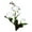 White, variant on Solar Garden Stake Lights Colorful LED Three Flowers Roses Spotlight Yard Patio Pathway Decoration  Red Three Red Roses