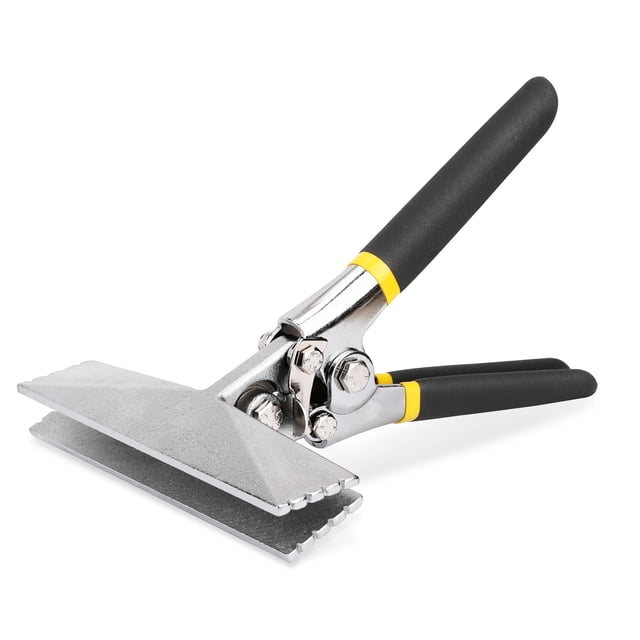 Selladora manual de chapa metálica HURRICANE de 15 cm con mordaza recta