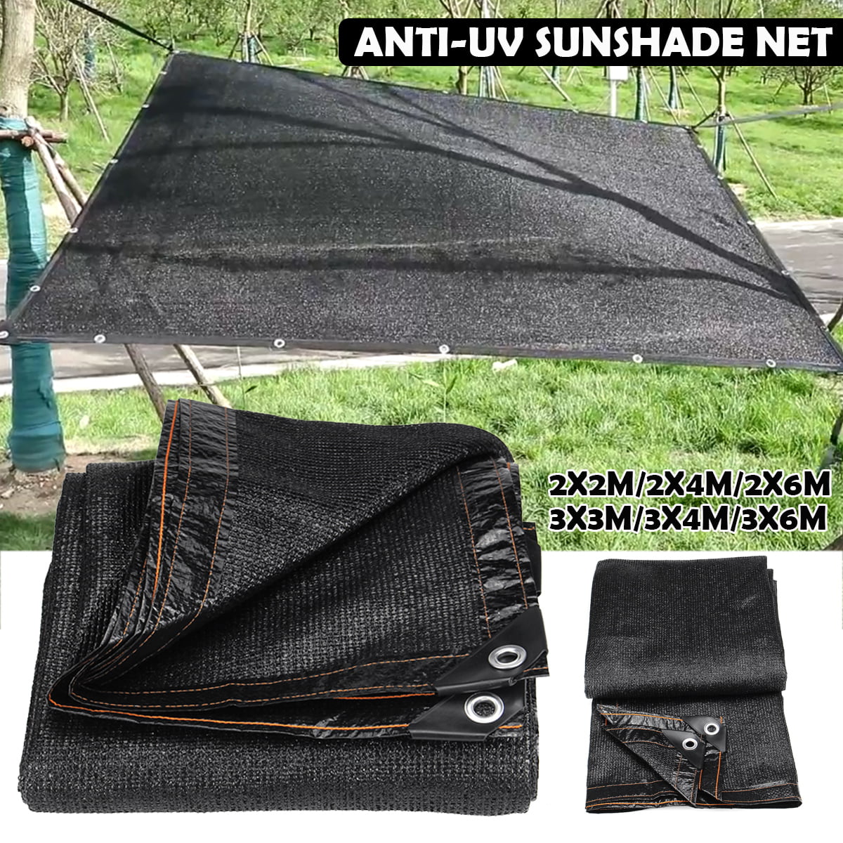 Shelter Black Anti-UV Netting Yard Shading Net Sun Shade Cover Garden Supplies 