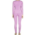 thumbnail image 3 of Lavra Women’s Fleece Lined Thermal Sets Winter Warm Long John Underwear Long Sleeve Top Pants Base Layer, 3 of 4