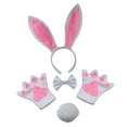 thumbnail image 4 of Conjunto de disfraz de de 4 piezas, adorables guantes con diadema con orejas de conejo para Halloween y Cosplay Niño Yuyangstore traje de cosplay, 4 of 8