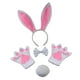 thumbnail image 4 of Conjunto de 4 piezas de disfraz de conejito, tocado, Halloween, cosplay, moda para niños y adultos, 4 of 9