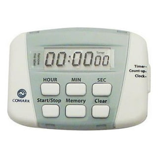 Willstar Digital Timer 2pcs 24-hours LCD Kitchen Timers Kitchen Clock Timer with Alarm,White