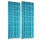 thumbnail image 1 of Decoraciones de otoño para el hogar, 2 cortinas de tul con hojas de enredadera, paneles de cortina para puerta y ventana, cenefas transparentes para bufandas, decoración de pared, 1 of 4