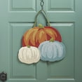 thumbnail image 2 of Pumpkin Trio Hooked Door Décor, 2 of 3