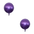 thumbnail image 3 of Kearding Globos redondos, película de aluminio, tamaño grande, superficie lisa, peso ligero, casa, globo, habitación, decoraciones, Kit, Type2 NO2, 3 of 6