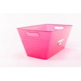 thumbnail image 3 of Mainstays Plastic PP 20 In Rectangular Party Tub - Fuchsia Color, 3 of 6