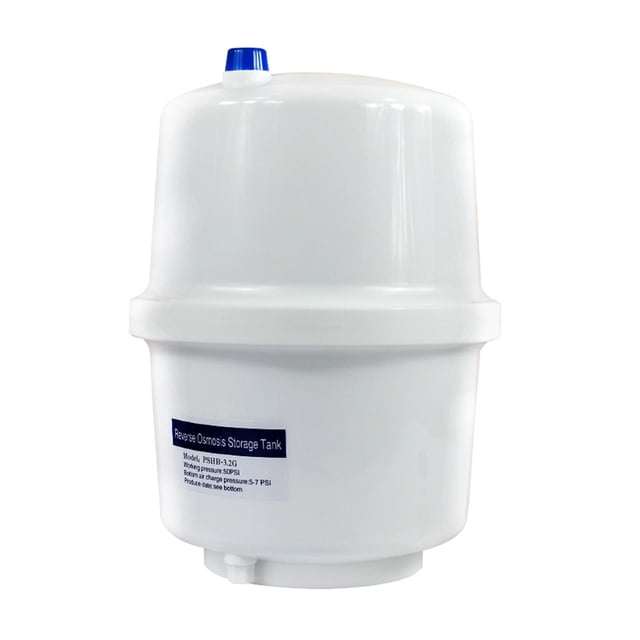 RO Tank 3.2 Gallon Plastic Water Storage Tank For Reverse Osmosis System Water Purifier Pure Water Machine Parts ,Easy to Install
