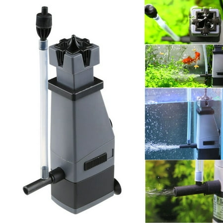 Moaere Aquarium Fish Tank Surface Skimmer Filter Plant Freshwater Marine Oil 3W (Best Filter For Freshwater Tank)
