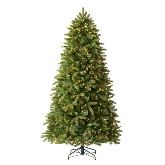 Treetopia Classic Fraser Fir Artificial Christmas Tree 6.5ft Pre-Lit LED Clear