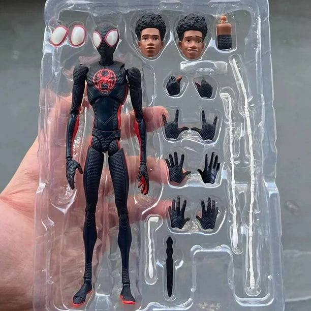 Sh Figuarts-figuras de acción de Spiderman, Miles Morales Gwen Stacy, Marvel Spider-man Across The Spider-verse, juguetes de Spiderman LIUWENJING unisex