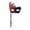 A006- Red, variant on Halloween Mask for Masquerade Party with Black Lace Half Mask, Black Face Mask, Mask for Masquerade Party Halloween Mask Gift