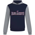 thumbnail image 2 of Men's Levelwear  Navy/Gray Columbus Blue Jackets Ultimate Journey Pullover Hoodie, 2 of 3