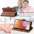 thumbnail image 2 of Case for Samsung Galaxy A32 4G Cover Leather Wallet Folio Case Book Design Flip Magnetic Closure - Brown, 2 of 5