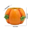 thumbnail image 3 of Holloyiver Halloween Resin Pumpkin Planter Pot Succulent Planter, Cute Pumpkin Face Planter, Orange Pumpkin Vase for Fall Indoor Outdoor Plants Harvest Thanksgiving Halloween Home Decor, 3 of 6