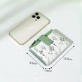thumbnail image 6 of Small Wallets Women RFID Leather Bifold Card Holder Cute Flower Wallet for Women with Zipper Coin Pocket 3 ID Windows, 6 of 7
