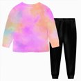 thumbnail image 4 of TOWED22 Little Boys Girls Pajamas Sets Graphic Toddler Pjs Cotton Kids Sleepwear Fall Winter 3 6 9 12 18 24 Months 2 3 4 5 6 7 8 9 Years(Purple,7-8 Y), 4 of 6