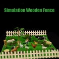 thumbnail image 6 of 100 Pieces Miniature Fairy Garden Fence Panels Wood Ornament Dollhouse Decorative Picket Fence for Diy Creative Painting Wooden Craft , 7.3x4.5CM, 6 of 7