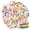 2A-35pcs, variant on 35pcs-50pcs Colorful Stickers Kids Stickers Rainbow Decals Funny Stickers for Notebooks Laptops Suitcases