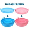 thumbnail image 3 of 2 Pcs Tapis Pliable pour Friteuse à Air Chaud Antiadhésif en Silicone Réutilisable, 3 of 9