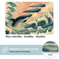 thumbnail image 2 of Whale Non-Slip Polyester Outdoor Carpet Bath Rug Door Mat - Machine Washable, 2 of 6