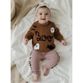 thumbnail image 4 of BemeyourBBs Baby Halloween Sweater Casual Letter Ghost Spider Embroidery Pullover, 4 of 9