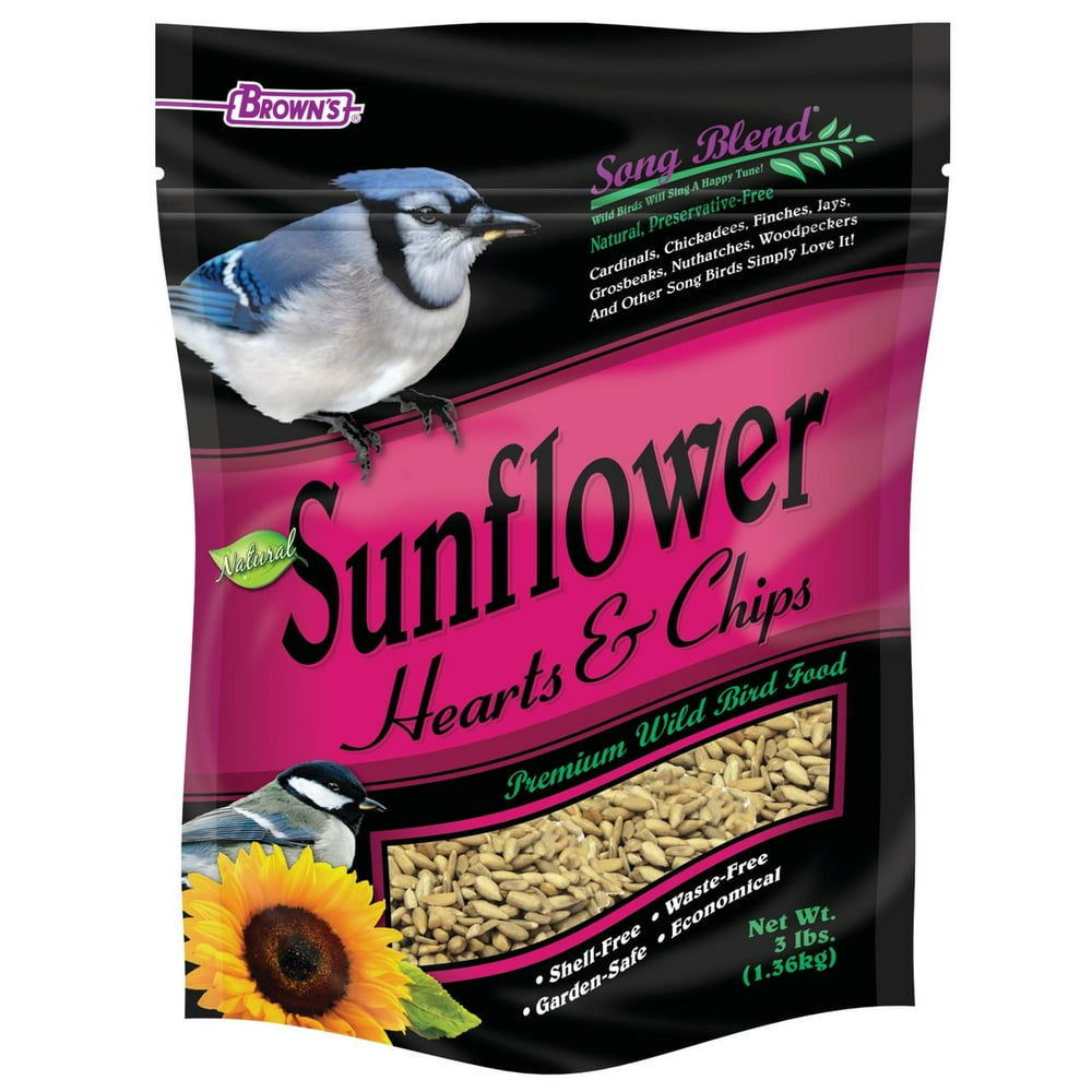 Song Blend Sunflower Hearts & Chips, 3 lb.