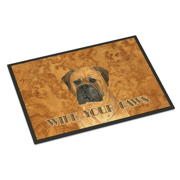 Carolines Treasures SS4883JMAT Bullmastiff Wipe your Paws Doormat 24x36 36"L x 24"W multicolor