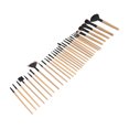 thumbnail image 4 of Juego de brochas de maquillaje de 32 piezas, pelo de nailon suave, sombra de ojos, colorete, brocha para polvos sueltos con bolsa de almacenamiento (Color de registro), 4 of 8
