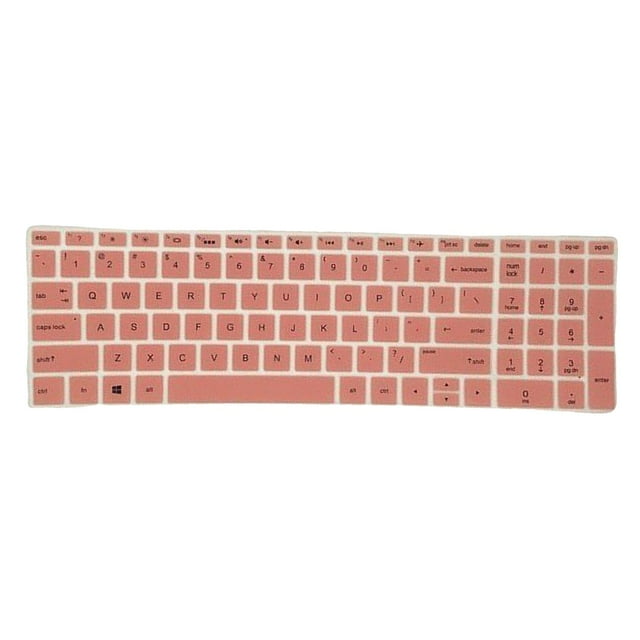 Funda protectora delgada para computadora portátil Rosado perfke Piel de la cubierta del teclado