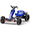 Blue, variant on Juuar 12V 4.5Ah Folding Electric Go Kart for Kids Boys Girls Age 3+, 2 x 390W Powered Pedal Ride on Car with Music & Lights, Max Speed 2.5 MPH, Fun Ride on Kart Toys Gifts for Christmas, Red