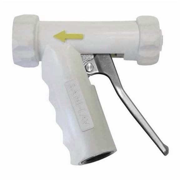 Sani-Lav Spray Nozzle,Aluminum, Brass/SS,White N1AW