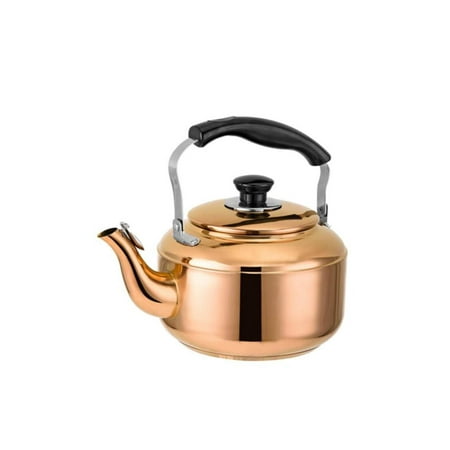 3 Liter Stove top Copper Tea Kettle With Heat Resistant BakeLite Handle, Gas Electric Induction